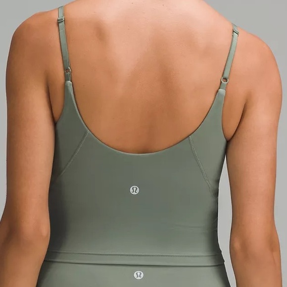 Lululemon Align Cropped Cami Tank Top
Light Support A/B Grey Eucalyptus Green - Picture 2 of 8